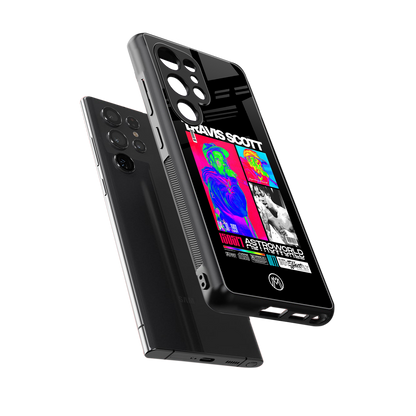 travis scott astroworld back phone cover | glass case for samsung galaxy s25 ultra