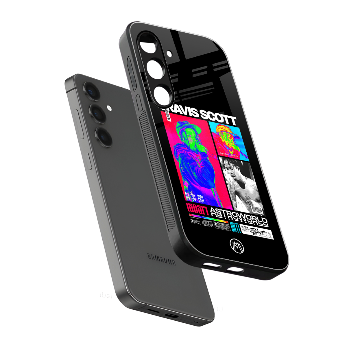 travis scott astroworld back phone cover | glass case for samsung galaxy s24 fe