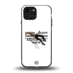travis scott back phone cover | glass case for iphone 13 mini