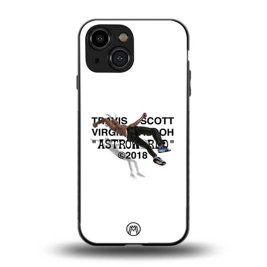 travis scott back phone cover | glass case for iphone 13 mini