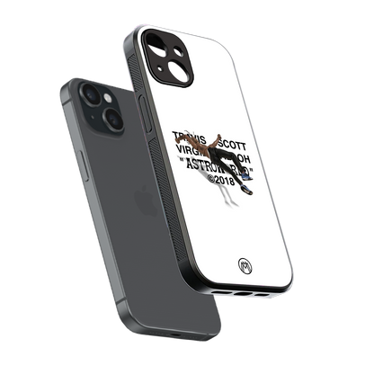 travis scott back phone cover | glass case for iphone 13 mini