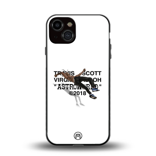 travis scott back phone cover | glass case for iphone 13