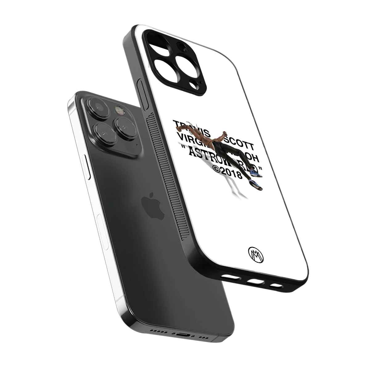travis scott back phone cover | glass case for iphone 15 pro max
