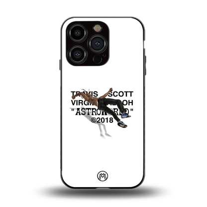 travis scott back phone cover | glass case for iphone 15 pro