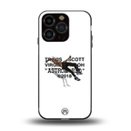 travis scott back phone cover | glass case for iphone 14 pro