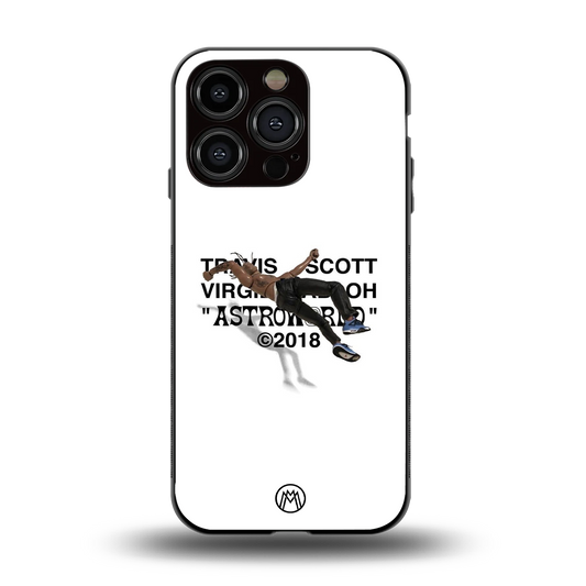travis scott back phone cover | glass case for iphone 14 pro