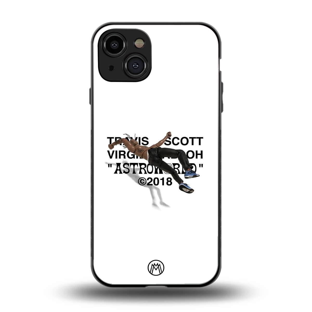 travis scott back phone cover | glass case for iphone 15
