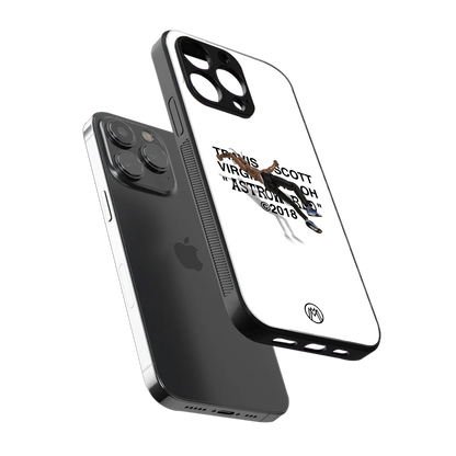 travis scott back phone cover | glass case for iphone 14 pro