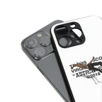 travis scott back phone cover | glass case for iphone 14 plus