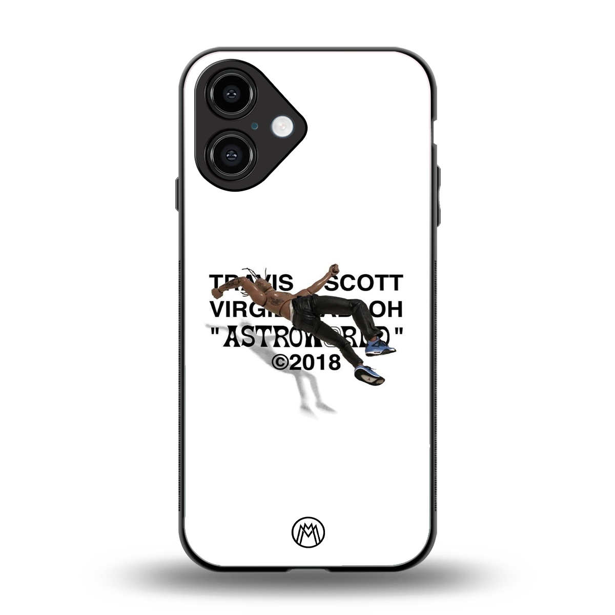 travis scott back phone cover | glass case for iphone 16