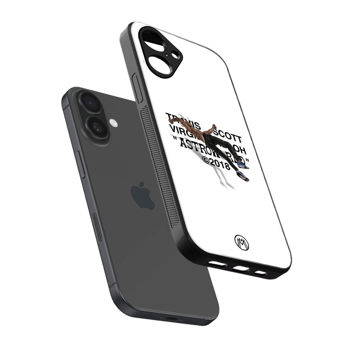 travis scott back phone cover | glass case for iphone 16