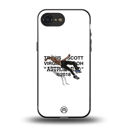travis scott back phone cover | glass case for iphone 16e