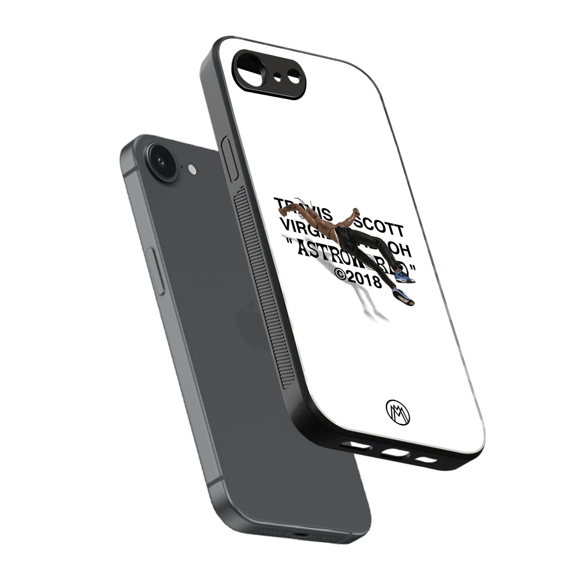 travis scott back phone cover | glass case for iphone 16e