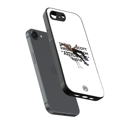 travis scott back phone cover | glass case for iphone 16e
