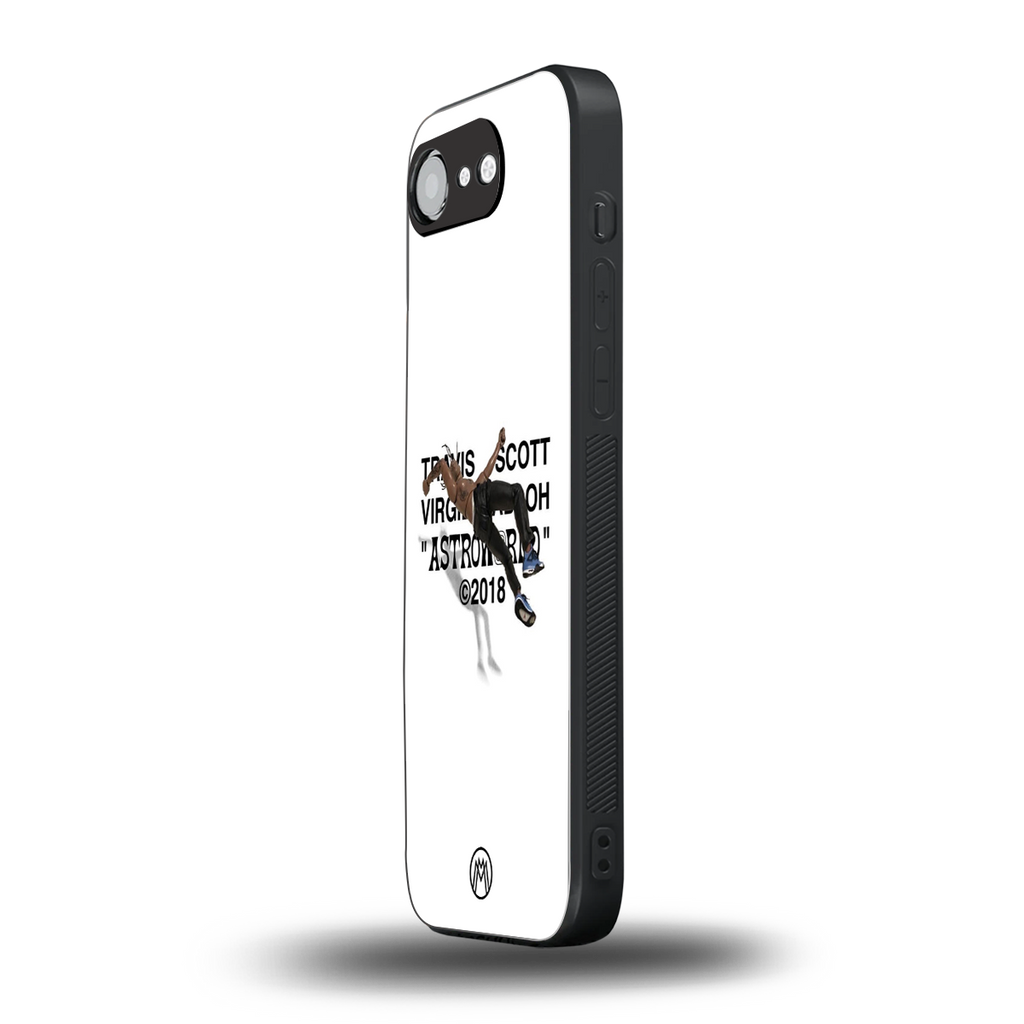 travis scott back phone cover | glass case for iphone 16e
