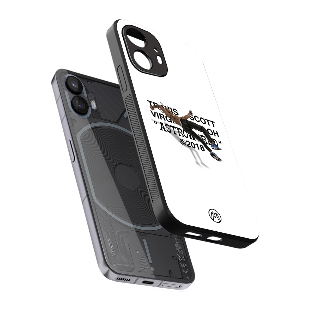 travis scott back phone cover | glass case for nothing phone 2
