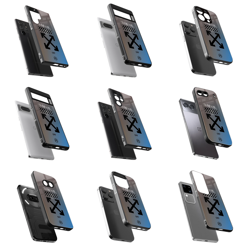 Durable Glass Back Mobile Case for iPhone, Samsung, OnePlus, Google Pixel, Redmi, Vivo, Oppo