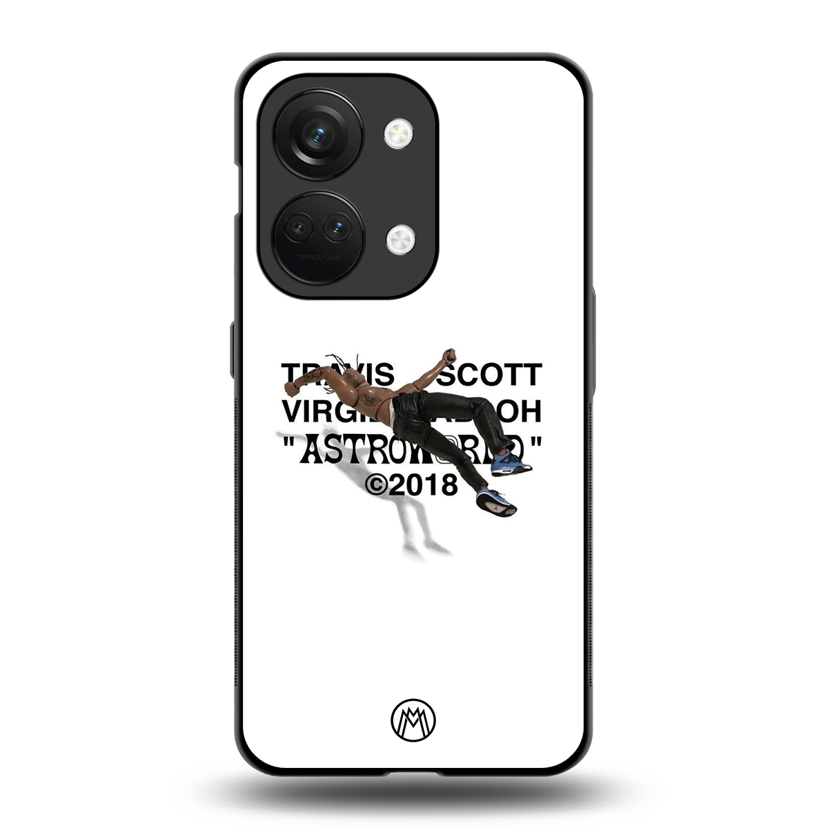 travis scott back phone cover | glass case for oneplus nord 3