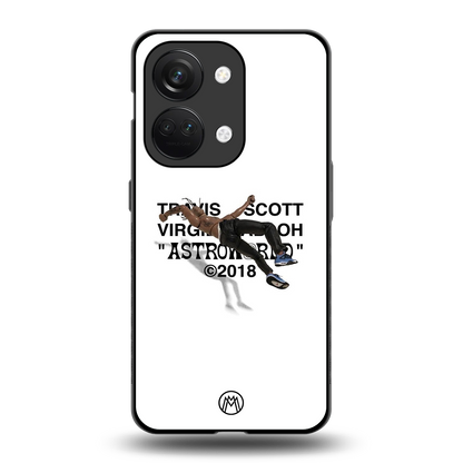 travis scott back phone cover | glass case for oneplus nord 3