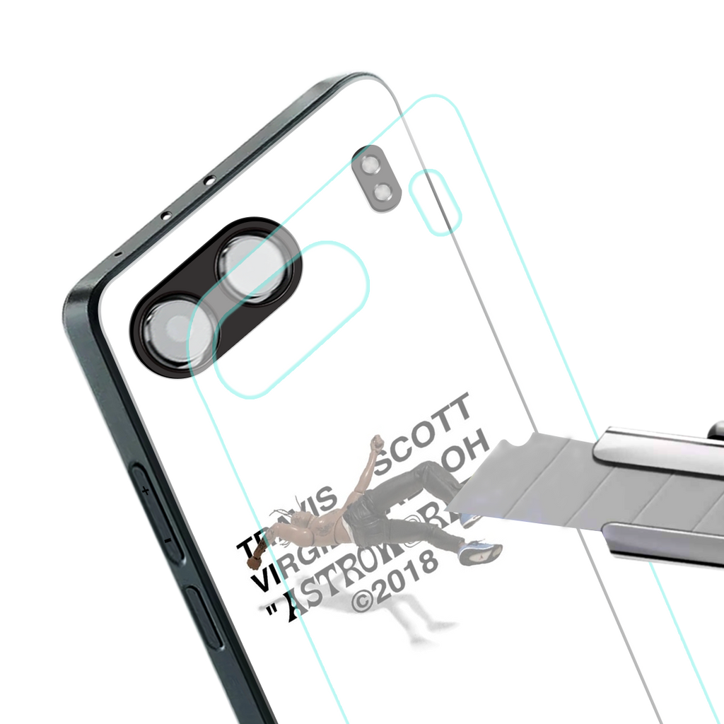 travis scott back phone cover | glass case for oneplus nord 4