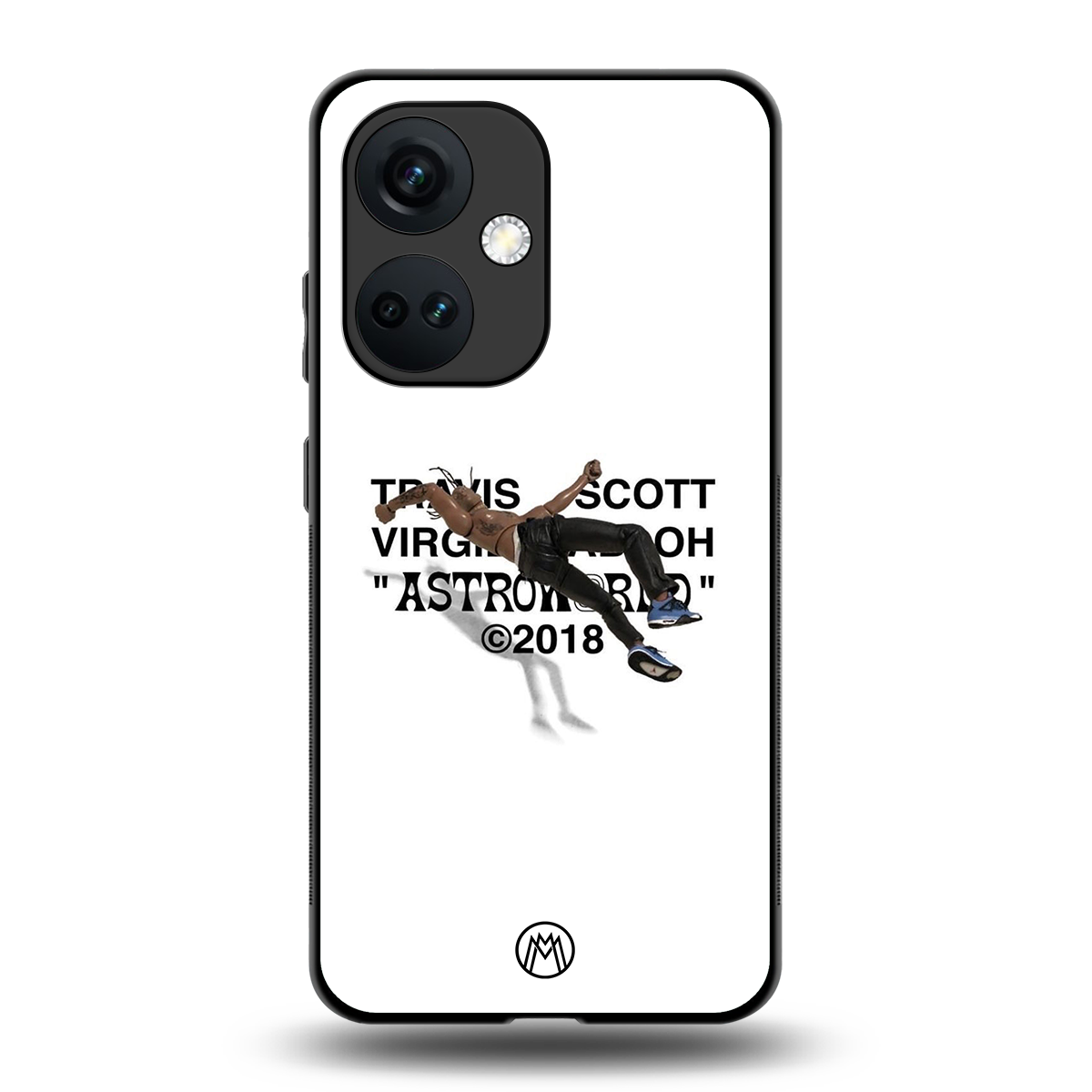 travis scott back phone cover | glass case for oneplus nord ce 3