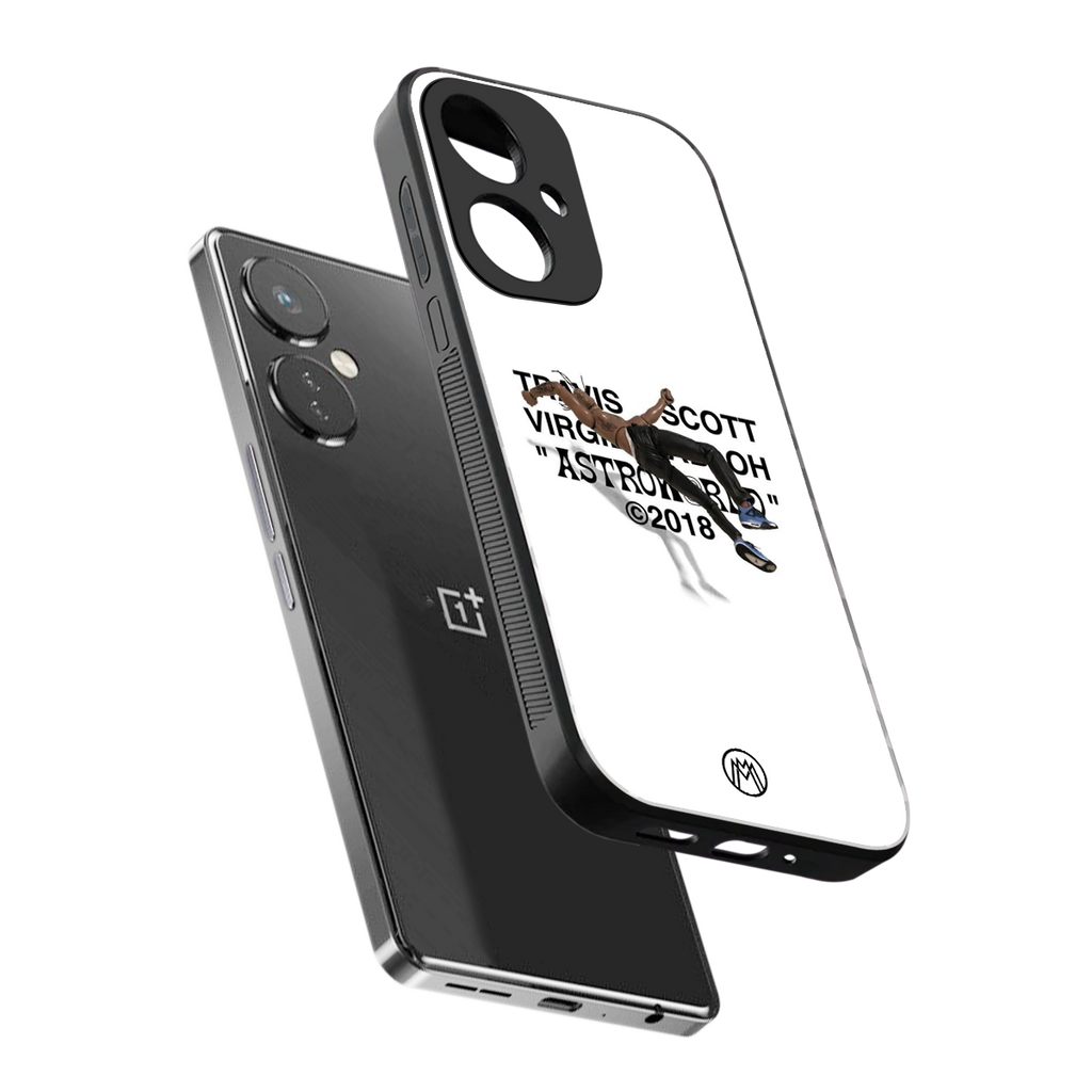 travis scott back phone cover | glass case for oneplus nord ce 3