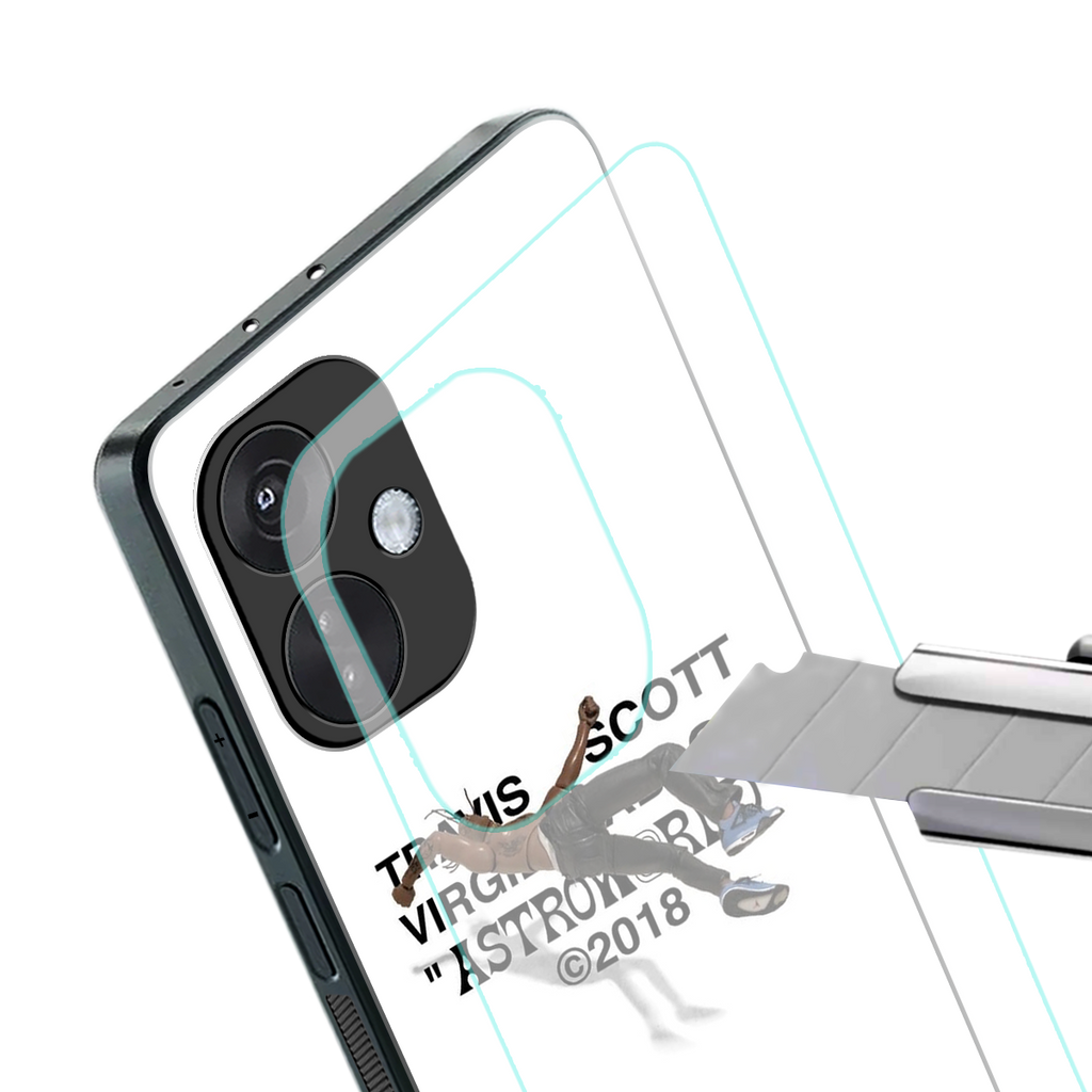 travis scott back phone cover | glass case for oneplus nord ce 3