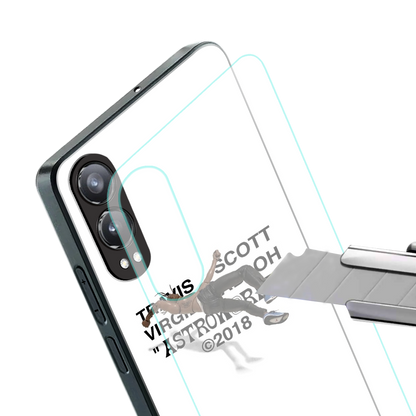 travis scott back phone cover | glass case for oneplus nord ce 4 lite