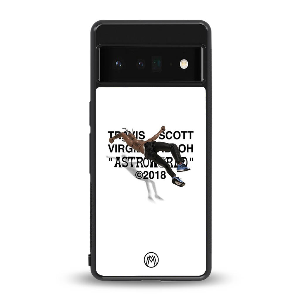 travis scott back phone cover | glass case for google pixel 6 pro