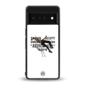 travis scott back phone cover | glass case for google pixel 6 pro