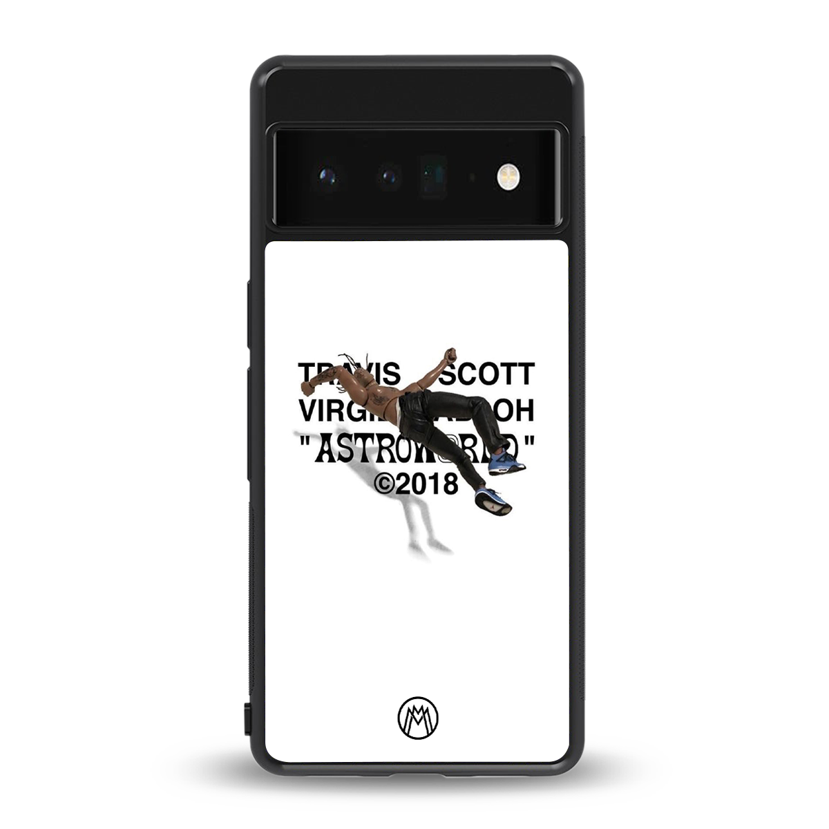 travis scott back phone cover | glass case for google pixel 6 pro