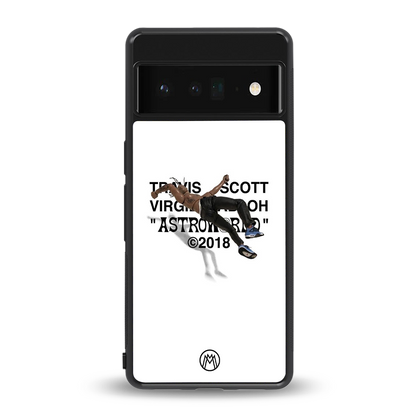 travis scott back phone cover | glass case for google pixel 6 pro