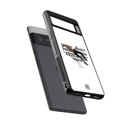 travis scott back phone cover | glass case for google pixel 6 pro