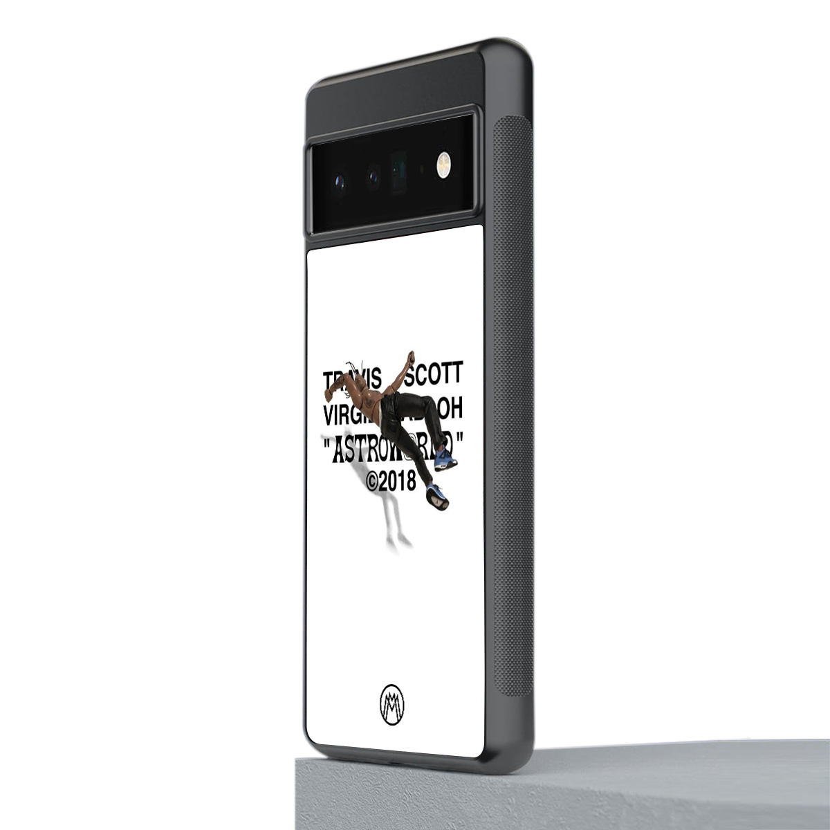 travis scott back phone cover | glass case for google pixel 6 pro