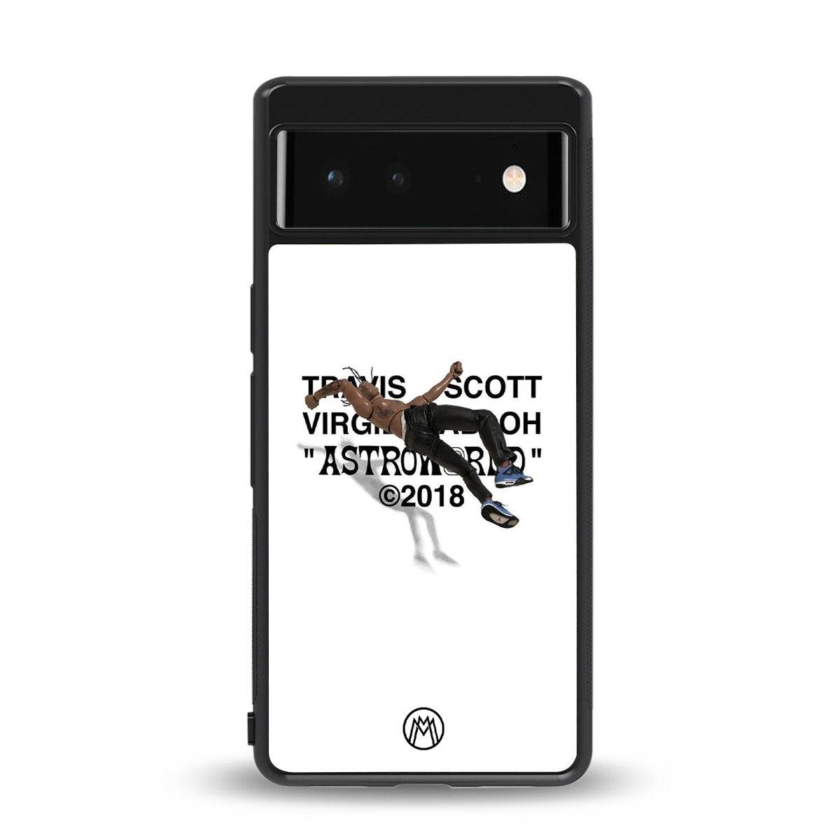 travis scott back phone cover | glass case for google pixel 6