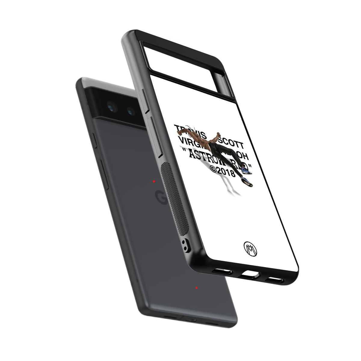 travis scott back phone cover | glass case for google pixel 6