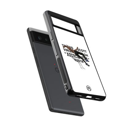 travis scott back phone cover | glass case for google pixel 6