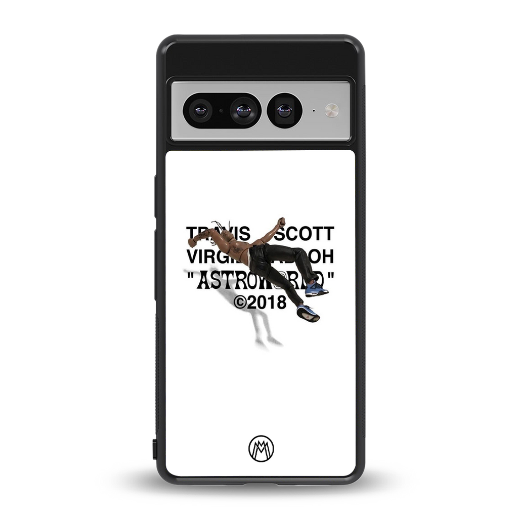 travis scott back phone cover | glass case for google pixel 7 pro