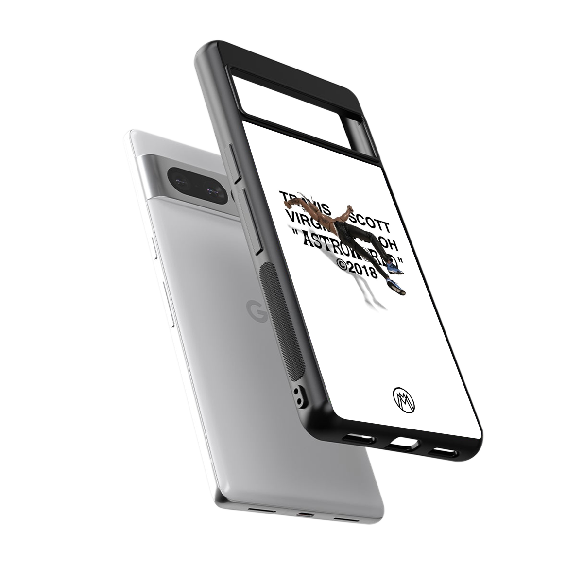 travis scott back phone cover | glass case for google pixel 7 pro