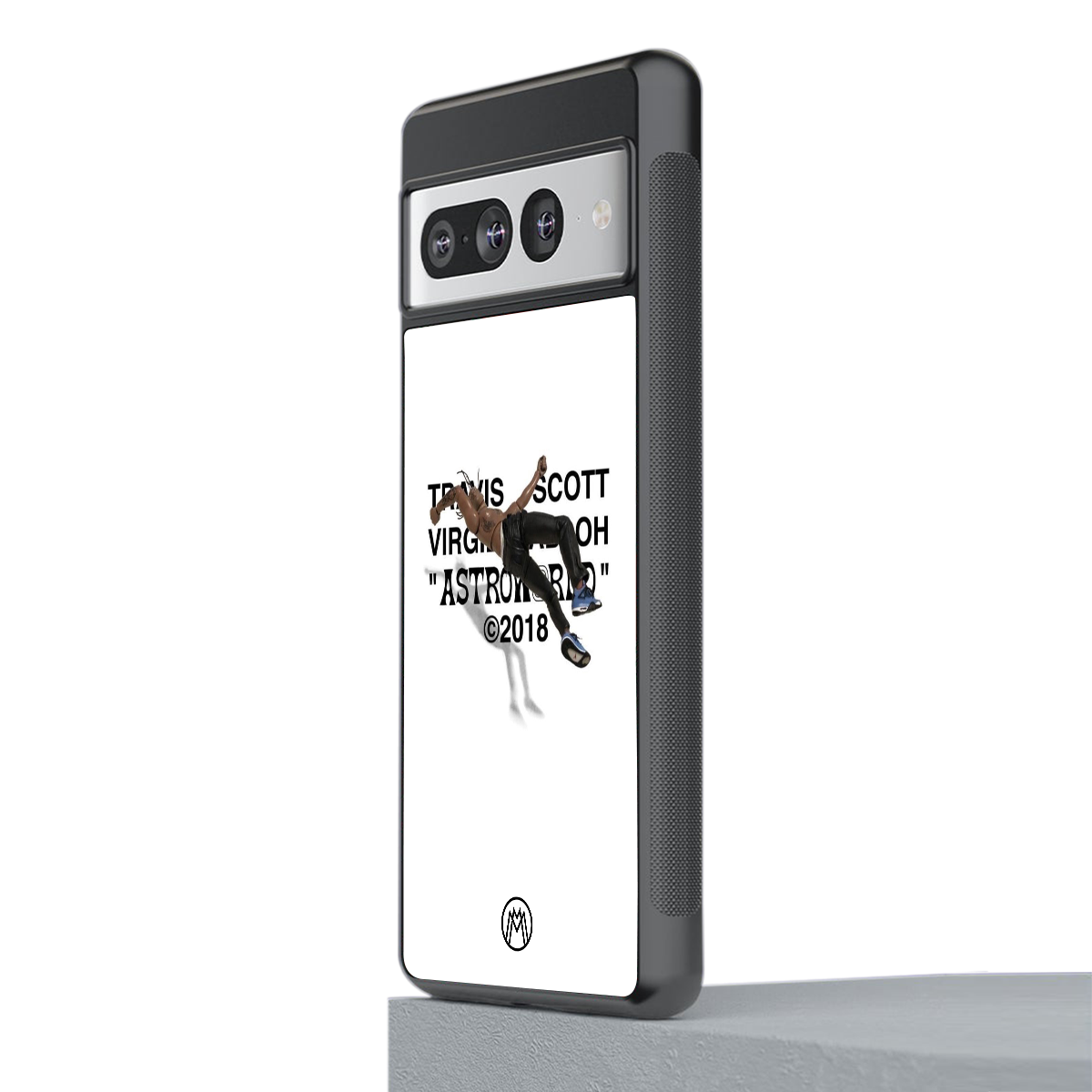 travis scott back phone cover | glass case for google pixel 7 pro