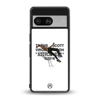 travis scott back phone cover | glass case for Google Pixel 8