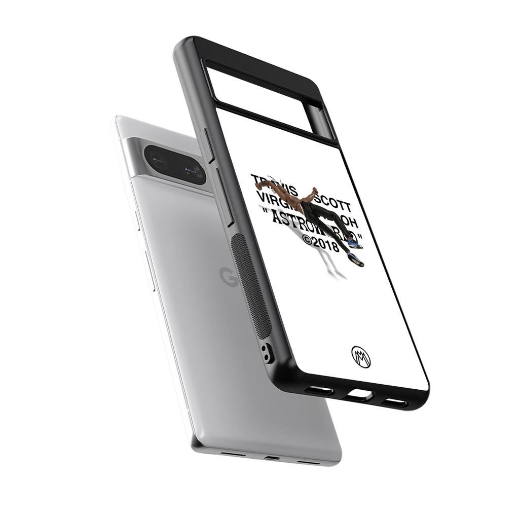 travis scott back phone cover | glass case for Google Pixel 8