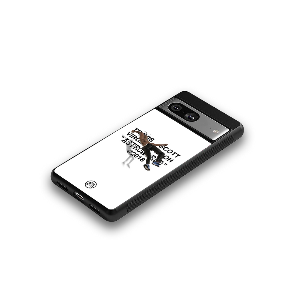 travis scott back phone cover | glass case for Google Pixel 8
