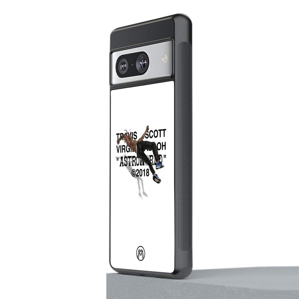 travis scott back phone cover | glass case for Google Pixel 8
