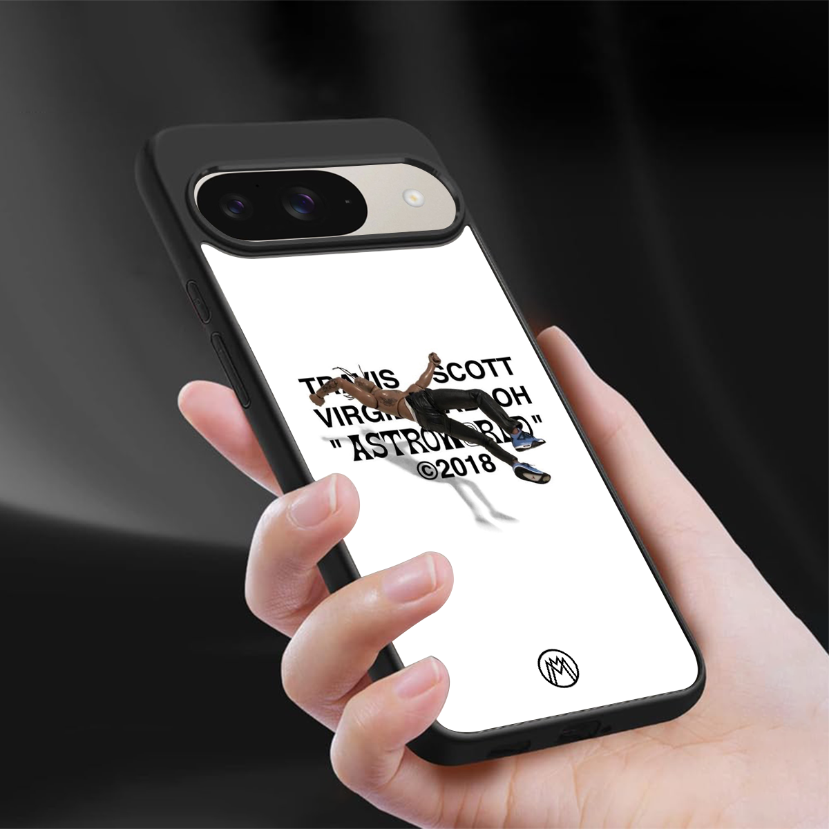 travis scott back phone cover | glass case for google pixel 9