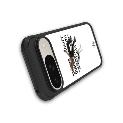 travis scott back phone cover | glass case for google pixel 9