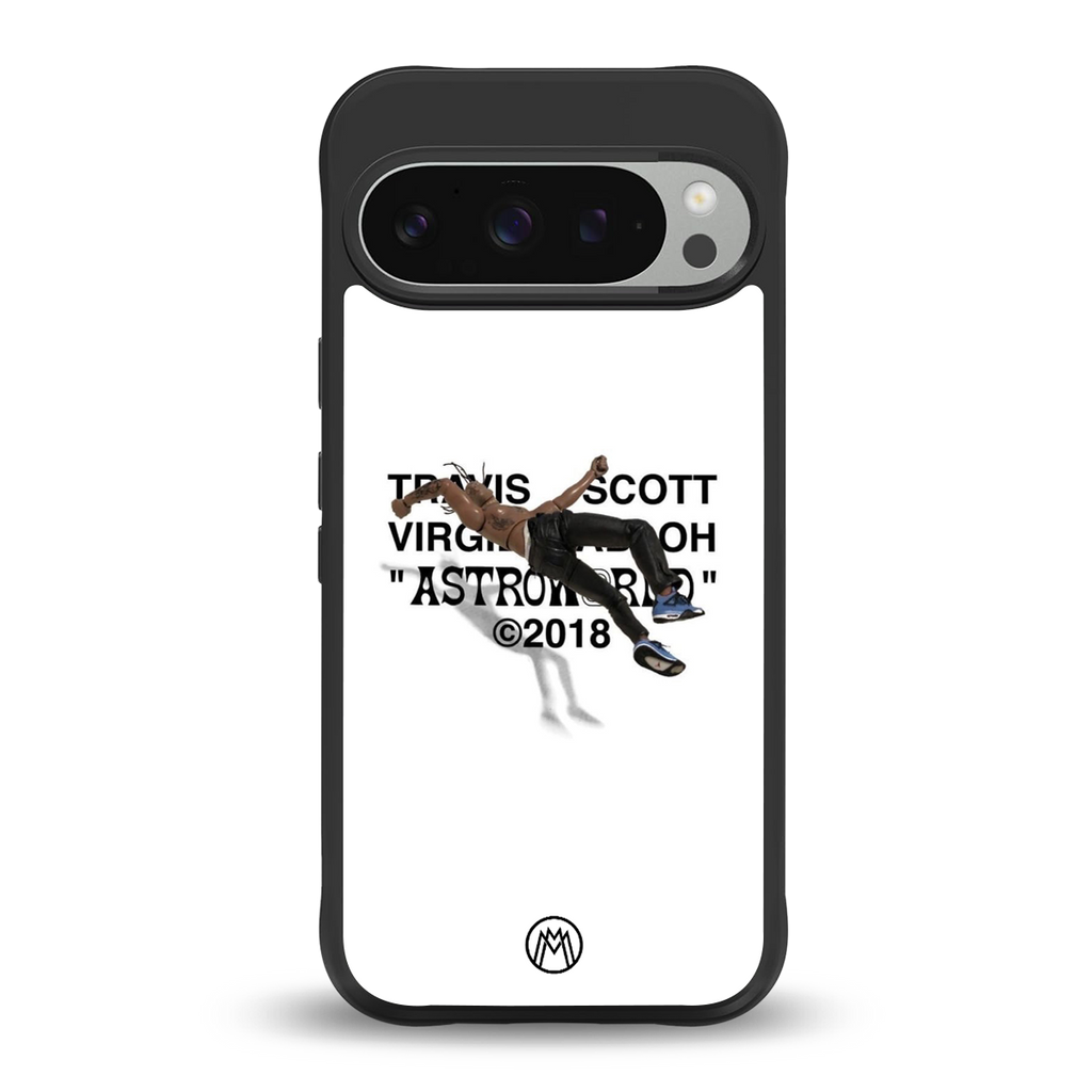 travis scott back phone cover | glass case for google pixel 9 pro