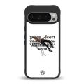 travis scott back phone cover | glass case for google pixel 9 pro