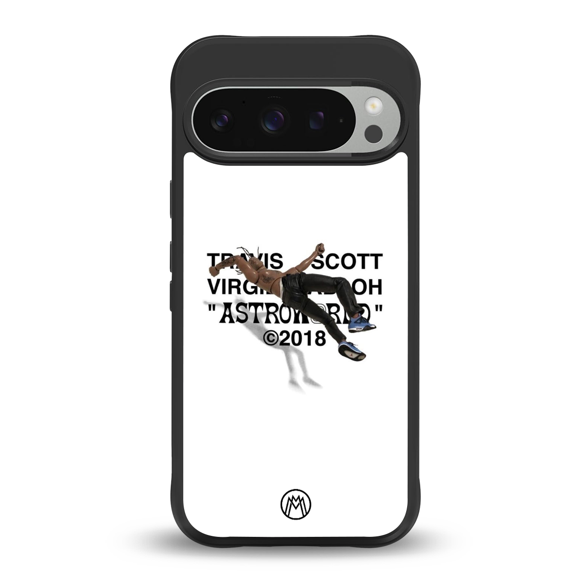 travis scott back phone cover | glass case for google pixel 9 pro xl