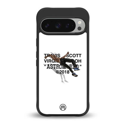 travis scott back phone cover | glass case for google pixel 9 pro xl
